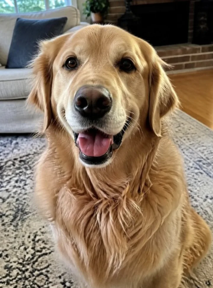 Photo of a golden retriever